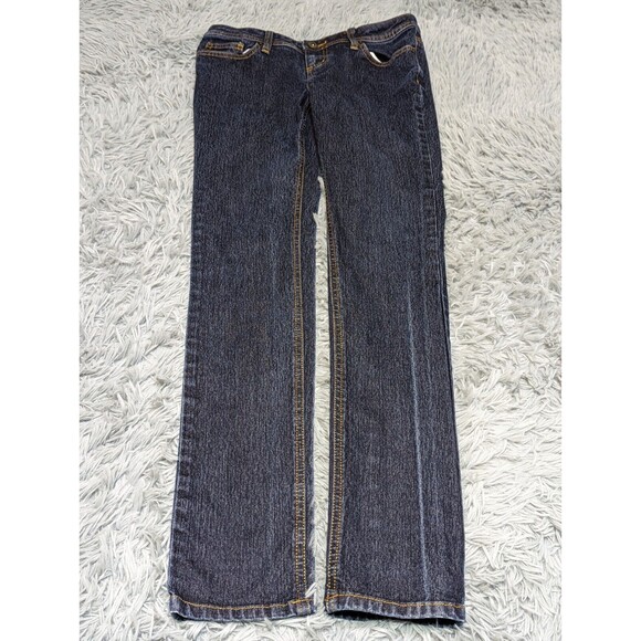 SO Women Jeans Juniors Size 7 Low Rise Skinny Denim Stretch Measures‎ 30x32 - Picture 1 of 11